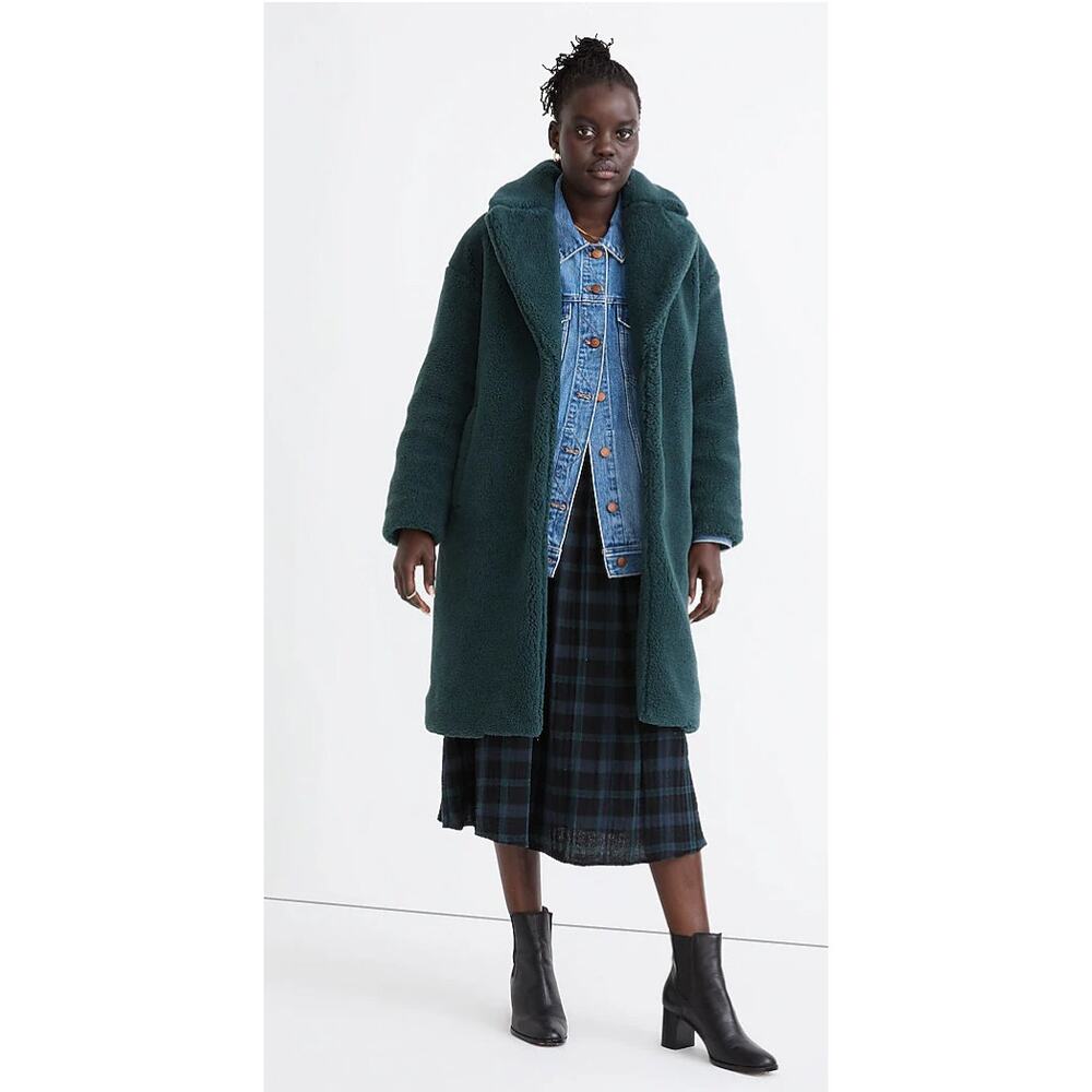 Madewell Sherpa Teddy Coat